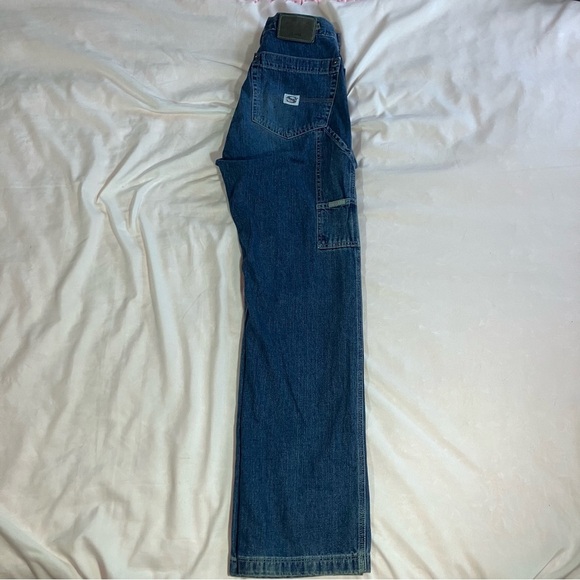 VINTAGE 90s Silver Jeans Mens - Picture 3 of 11